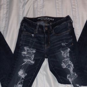 American Eagle Super Ripped Skinnys